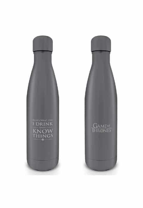 GAME OF THRONES (I DRINK AND I KNOW THINGS) ΜΕΤΑΛΛΙΚΟ ΘΕΡΜΟΣ 500 ml
